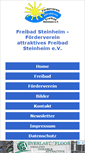 Mobile Screenshot of freibad-steinheim.de